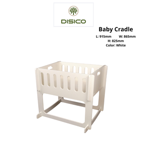 Lit bébé en bois au design rustique pour bébés et enfants de 0 à 3 ans, style simple avec bords lisses, fabriqué au Vietnam - Product Image 4