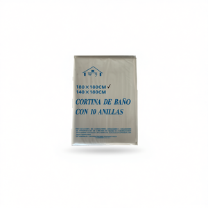 Cortina de Ducha Impermeable de Peva de 180 mm x 180 mm y Alfombra de Baño de Colores Mixtos, Accesorio de Baño de 180*180 cm - Product Image 2