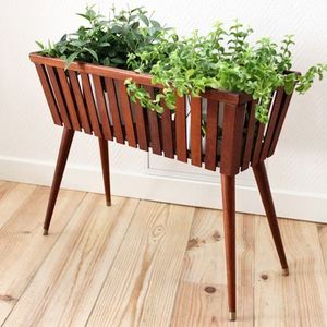 Wooden <b>planter</b> <b>box</b>, modern plant stand, indoor plant holder, wooden flower pot, succulent <b>planter</b> <b>box</b>, decorative <b>planter</b> stand, - Product Image 6