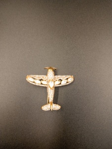 Amaira Jewels Luxury 925 Silver <b>Elephant</b> Brooch Marquise Diamond Channel Setting Unisex Fine Jewelry <b>Gift</b> - Product Image 5