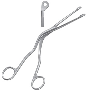 Pinzas MAGILL de Acero Inoxidable para Catéter, Fuente de Alimentación Manual - Product Image 1