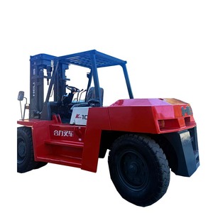 Montacargas Heli de 10 Toneladas con Motor Diésel Cpcd100, Neumáticos Sólidos, Elevador Lateral con Altura Máxima de Elevación de 3m, en Venta - Product Image 1