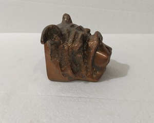 Unique Aluminum Bull Dog Sculpture Anime-Inspired Table <b>Top</b> Paper Weight <b>Book</b> Stopper Metal Figurine <b>Model</b> Casted Casting - Product Image 5