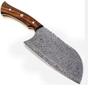 Couteau à viande LEGACY BLADES haut de gamme en acier Damas, manche en bois fait main, fournisseur d'usine de couverts de cuisine professionnels - Product Image 6
