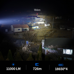 Linterna de Buceo ZEROBEAM DX7 de 11000 Lúmenes con Alcance de Haz de 726 m, Resistente al Agua IPX8, con Controlador Boost para Aventuras al Aire Libre - Product Image 4