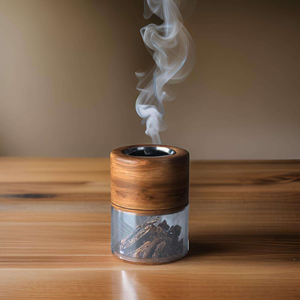 Quemador de Bakhoor Tradicional de Lujo, Mabkhara de Madera y Acrílico - Product Image 6