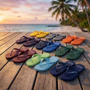 Outdoor Hotel <b>Slippers</b> EVA Rubber Flip-Flops Customizable Logo Design Lightweight Durable Breathable Vietnam Flip-Flops <b>Slippers</b> - Product Image 4