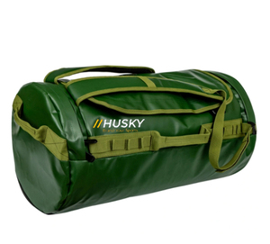 Husky Tactical Duffel Bag 36-56L Waterproof PU Softback With Shoulder Strap Zipper Closure Outdoor Use Unisex Green - Product Image 5