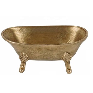 New Arrival Brass Leaf Jewelry <b>Ring</b> Holder Metal Decorative Jewelry Tray Trinket Dish for <b>Rings</b> Earrings Necklaces Watch Keys - Product Image 3