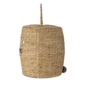 Cesta de Almacenamiento de Jacinto de Agua con Forma de Conejito, Linda Cesta Organizadora de Juguetes Tejida con Forma de Animal para Decoración de Habitación Infantil - Product Image 2