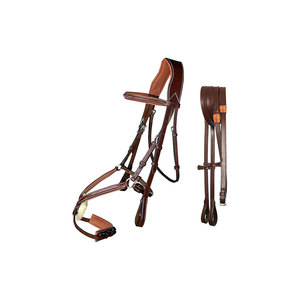 Bridas para Caballos de Cuero PU Premium con Materiales de Nailon y Malla de Spandex para Deportes Ecuestres - Product Image 2