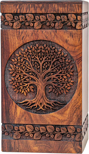 Urnas de Cremación de Madera de Diseño Único y Alta Calidad para Adultos, Urnas Funerarias de Madera, Tamaño Personalizado, Artículos Funerarios - Product Image 5