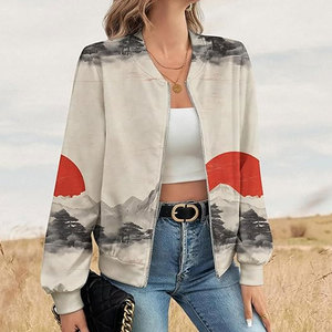 Nouvelles vestes bomber personnalisées pour femmes, qualité supérieure, tissées, légères, de haute qualité, vente en gros OEM - Product Image 3