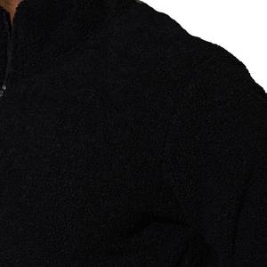 Veste Softshell en polaire noire de haute qualité, col montant, fermeture éclair, chaude, épaisse, hiver, poches, coupe classique - Product Image 5