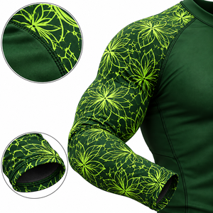 Conjunto de Rashguard Personalizado para BJJ, Ropa Deportiva con Estampado 3D por Transferencia de Calor, Poliéster, Unisex para Adultos, Manga Larga, Secado Rápido, 260g - Product Image 3