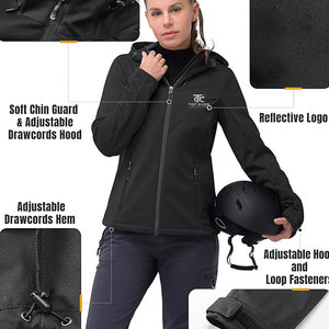 Chaquetas cortavientos de invierno para mujer, hechas en Pakistán, a precio económico, para uso en exteriores, con capucha, transpirables, de secado rápido, impermeables y tejidas. - Product Image 2