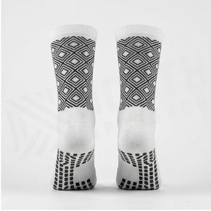 North Approach Crew <b>Socks</b> Geometric Pattern Breathable <b>Running</b> <b>Socks</b> for Adults Summer Season - Product Image 2