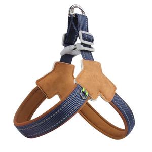 Pink Nylon <b>Dog</b> <b>Harness</b> Adjustable Buckle Closure Animal Print Sport Style Reflective Trim Daily Walking <b>Harness</b> for <b>Medium</b> <b>Dogs</b> - Product Image 3