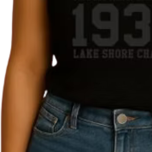 เสื้อยืดกราฟิกสีดำสำหรับผู้หญิง ปี 1938 สวมใส่สบายๆ ทุกวัน สไตล์สตรีทแวร์ ชีวิตประจำวันที่สบายๆ เสื้อผ้าแฟชั่นเนื้อนุ่ม ใส่ได้ทุกวัน - Product Image 3
