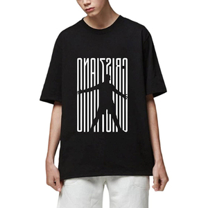 Camiseta Personalizada para Hombre, 100% Algodón, Calidad de Lujo, Hombros Caídos, Estilo Urbano, Camiseta Oversize con Rayas para Hombre - Product Image 2