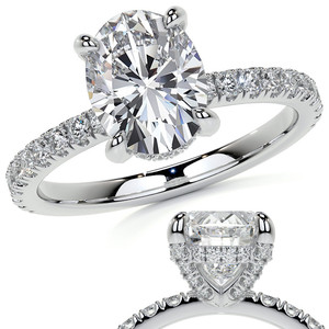 Luxury Oval Cut Lab Grown Diamond <b>Ring</b> 9K 14K 18K Gold IGI Certified for Women Perfect Engagement Wedding Anniversary <b>ring</b> - Product Image 1