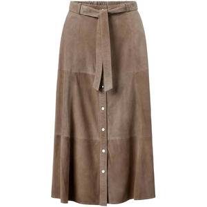 Nouveautés 2026 – Jupes longues en cuir véritable ajustables et écologiques pour femme, style streetwear – Vente chaude, personnalisables pour l'hiver - Product Image 1
