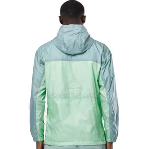 Chaqueta Deportiva Impermeable y Cortavientos de Nailon, Precio al por Mayor, Chaqueta Deportiva Cortavientos Lisa - Product Image 6