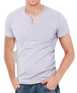 เสื้อยืดดีไซน์ทันสมัยใหม่ 100% ผ้าฝ้าย สำหรับผู้ชาย แขนสั้น สวมใส่สบายๆ เหมาะสำหรับออกกำลังกาย จากซัพพลายเออร์และผู้ผลิตชาวอินเดีย - Product Image 2