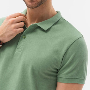 Hot Selling Casual Wear Men's for <b>Shirts</b> 100% Cotton Anti-Wrinkle Custom Logo Solid Color Breathable Turtleneck <b>Collar</b> Quick - Product Image 4