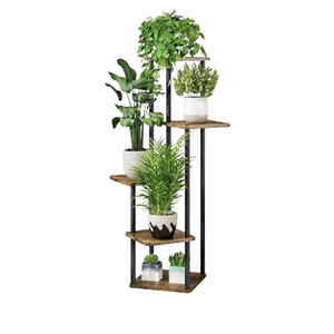 Jardinière décorative argentée pour jardin domestique, pot de fleurs de haute qualité pour centre commercial - Product Image 4