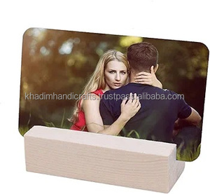 ผู้ถือบัตรไม้บีชขนาดเล็กที่มีการปักหรือโลโก้ที่กำหนดเองที่จัดระเบียบทางธุรกิจที่หรูหราสำหรับผู้หญิงและมืออาชีพ - Product Image 4