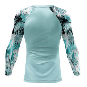 Rashguard BJJ pour homme, fabriqué au Pakistan, nouvelle collection, manches longues, pour aventures en plein air, UPF50+, tissu Spandex/Polyester 260g pour la protection - Product Image 2