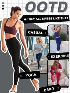 Women High Waist Black <b>Leggings</b> Slim Fit Knitted Cotton Winter Casual Solid Color Breathable Thermal Quick Dry Vintage Crop - Product Image 6
