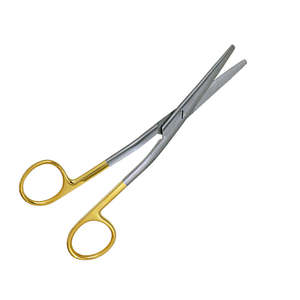 Custom Made 16cm Tungsten Carbide Inserted German Steel Manual Half Gold Dorsal Scissors Plastic Surgery by <b>Blush</b> surgical - Product Image 6