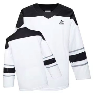 Suministro Directo de Fábrica, Jersey de Hockey sobre Hielo Personalizado con Logotipo del Equipo Bordado, Talla Grande, Transpirable y que Absorbe la Humedad para Profesionales - Product Image 1