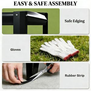 Serre de jardin surélevée pour plantation noire - Product Image 4