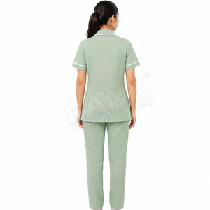 Uniforme d'infirmière personnalisé avec logo et poche, prix avantageux, uniforme d'infirmière en gros - Product Image 4