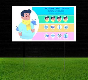 Señal de Seguridad para Jardín, Señal de Advertencia para Exteriores, Señal de PVC Corflute Impresa Personalizada, Señalización de Seguridad Resistente a los Rayos UV y a la Intemperie - Product Image 3