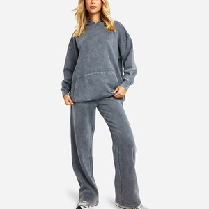 Chándal de alto rendimiento con lavado ácido, tejido ligero, ajuste cómodo, ideal para uso diario y viajes. - Product Image 1