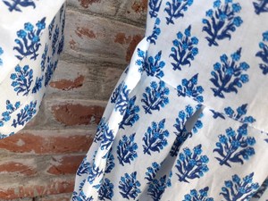 ชุดเดรสผ้าฝ้ายอินเดียแบบ100% ชุดราตรียาวพร้อมปักสำหรับตกแต่ง - Product Image 3