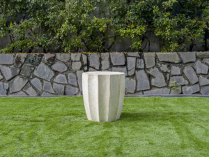 Mesa de Centro de Cemento y Carambola en Color Grafito, Centro de Atención Escultural Moderno para Muebles de Sala de Estar Contemporánea - Product Image 5