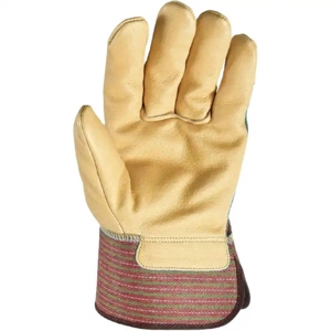 Guantes de Seguridad Canadienses para Trabajos de Construcción, Resistentes a la Abrasión, a las Chispas y de Cuero de Grano de Cabra, para Tareas Laborales - Product Image 4