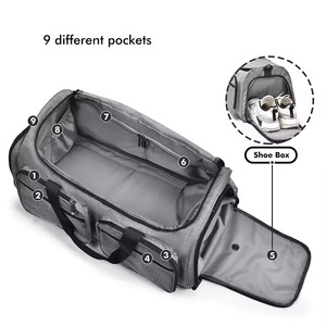 Customized Unisex Casual Lightweight Oxford Sports Bag <b>Large</b> Capacity Portable Luggage for Fitness Travel Gym Polyester Lining - Product Image 2