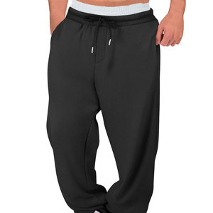 Pantalon de survêtement baggy double couche de qualité supérieure pour homme, coupe décontractée, jambes larges, idéal pour la gym et l'entraînement - Product Image 6