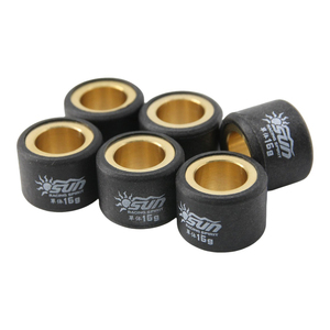 Kit de rouleaux CVT SUN RACING WRL2015-16 20x15mm 16G pour PCX CLICK125I SKYDRIVE125 Fabriqué à Taïwan 6 pièces - Product Image 2
