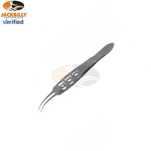 Pinzas LASIK de Acero Inoxidable Buratto, Instrumentos Microquirúrgicos Oftálmicos para Manipulación de Párpados Corneales y Agarre Suave de Tejidos - Product Image 3