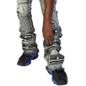 RIVIAN ATLANTIC demanda personalizada Denim liso teñido y antiarrugas, pantalón de hombre, liso teñido y estilo doble bolsillo y ODM/OEM - Product Image 2