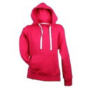 Sweat à capuche classique pour femme, coupe ajustée, broderie sur le devant, 100% coton, plaid d'hiver, grande taille, respirant, écologique - Product Image 3