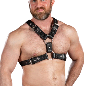 Arnés de Cuero para Hombre con Tirantes, Ajustable, de Cuero Premium, para Discoteca - Product Image 5