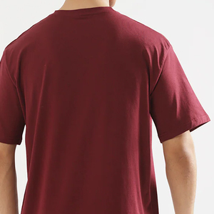Fabricantes de Camisetas OEM, Camisetas Personalizadas de Manga Corta con Logotipo Frontal 100% Algodón para Hombre, Cuello Redondo, Casuales, Transpirables, de Secado Rápido, para Fitness - Product Image 5